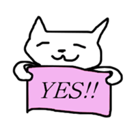 Surreal young cat sticker #6253596