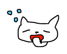 Surreal young cat sticker #6253613