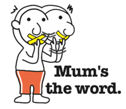 I am easy-carefree. sticker #6254099