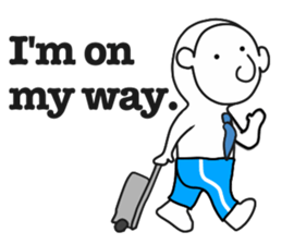 I am easy-carefree. sticker #6254105