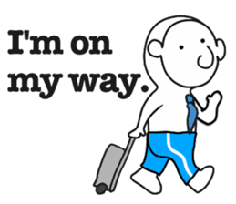 I am easy-carefree. sticker #6254105