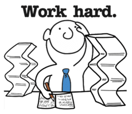 I am easy-carefree. sticker #6254109