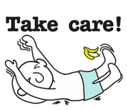 I am easy-carefree. sticker #6254116