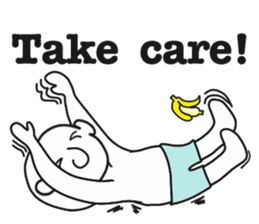 I am easy-carefree. sticker #6254116