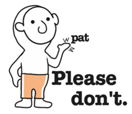 I am easy-carefree. sticker #6254120