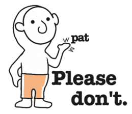 I am easy-carefree. sticker #6254120