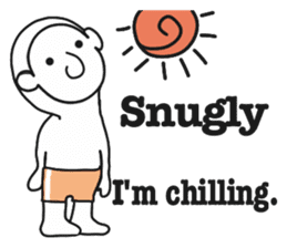 I am easy-carefree. sticker #6254128