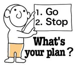 I am easy-carefree. sticker #6254133