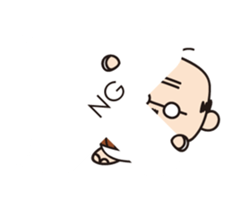 Muttering Uncle (en ver) sticker #6254137