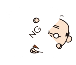 Muttering Uncle (en ver) sticker #6254137