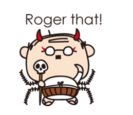 Muttering Uncle (en ver) sticker #6254138