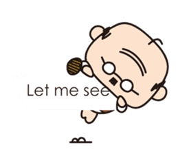 Muttering Uncle (en ver) sticker #6254139