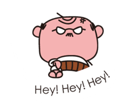 Muttering Uncle (en ver) sticker #6254140