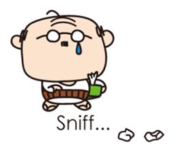 Muttering Uncle (en ver) sticker #6254142