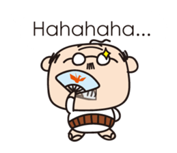 Muttering Uncle (en ver) sticker #6254144