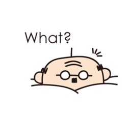 Muttering Uncle (en ver) sticker #6254150