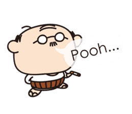 Muttering Uncle (en ver) sticker #6254151