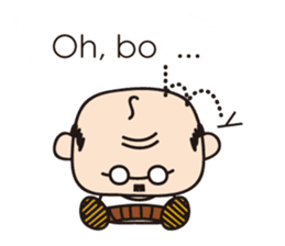 Muttering Uncle (en ver) sticker #6254154