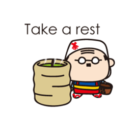 Muttering Uncle (en ver) sticker #6254156