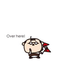 Muttering Uncle (en ver) sticker #6254159