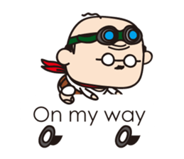 Muttering Uncle (en ver) sticker #6254162