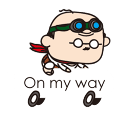 Muttering Uncle (en ver) sticker #6254162