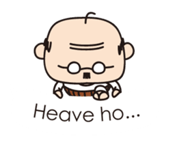 Muttering Uncle (en ver) sticker #6254168