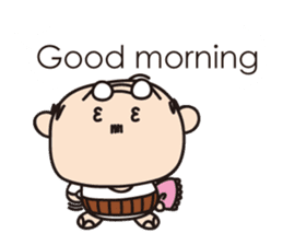 Muttering Uncle (en ver) sticker #6254175