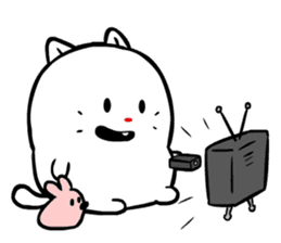 Plump baby cat 'PPOPO' sticker #6255381