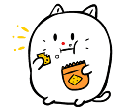 Plump baby cat 'PPOPO' sticker #6255387