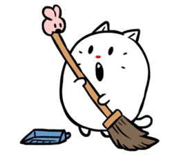 Plump baby cat 'PPOPO' sticker #6255393