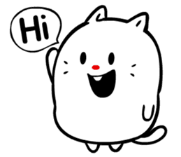 Plump baby cat 'PPOPO' sticker #6255396