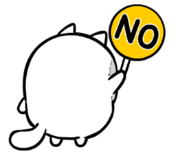 Plump baby cat 'PPOPO' sticker #6255405