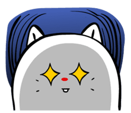 Plump baby cat 'PPOPO' sticker #6255409