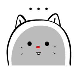 Plump baby cat 'PPOPO' sticker #6255410