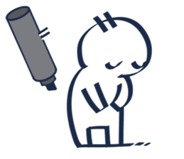 Sticker to write with a marker pen sticker #6255943