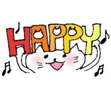 NEKO-SAN HAPPY Sticker sticker #6256060