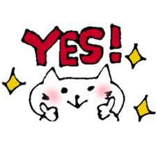 NEKO-SAN HAPPY Sticker sticker #6256062