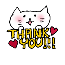 NEKO-SAN HAPPY Sticker sticker #6256067