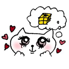 NEKO-SAN HAPPY Sticker sticker #6256086