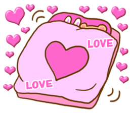 Rabbit and bear Love sticker2 sticker #6256348