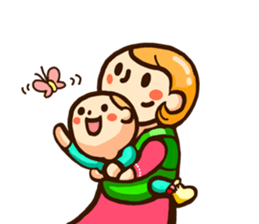 Go for it, it is mom(during child care) sticker #6256382