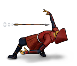 Red Samurai sticker #6256871