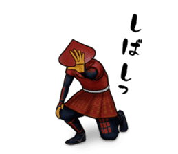 Red Samurai sticker #6256872