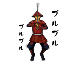 Red Samurai sticker #6256889