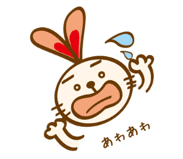 love heartful rabbit sticker #6256898