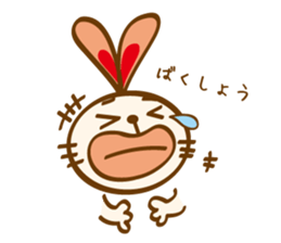 love heartful rabbit sticker #6256901