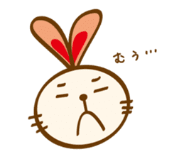 love heartful rabbit sticker #6256905