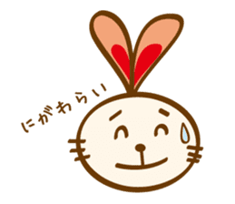 love heartful rabbit sticker #6256907