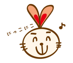 love heartful rabbit sticker #6256908